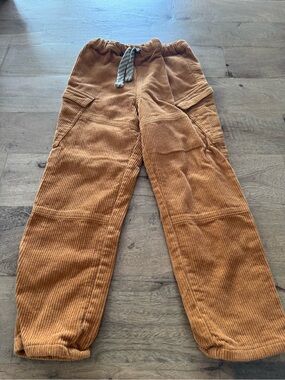 La redoute sturdy Kids Corduroy Drawstring Pants - Tan sz 5 years